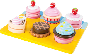 Szeletelhető sütemény - muffinok - játékkonyha kiegészítők (Small Foot)