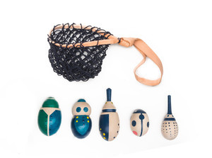 Eperfa hegyvidéki bogarak, fa állatok játék