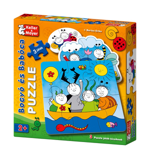 Bogyó és Babóca játék 2 éveseknek - 3 puzzle