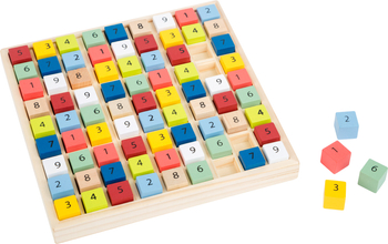 Sudoku fejlesztő játék - színes - tanoda- Small foot